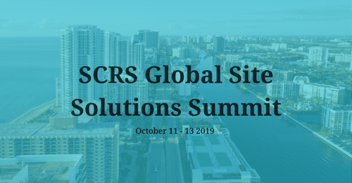SCRS Global Site Solutions Summit 2019